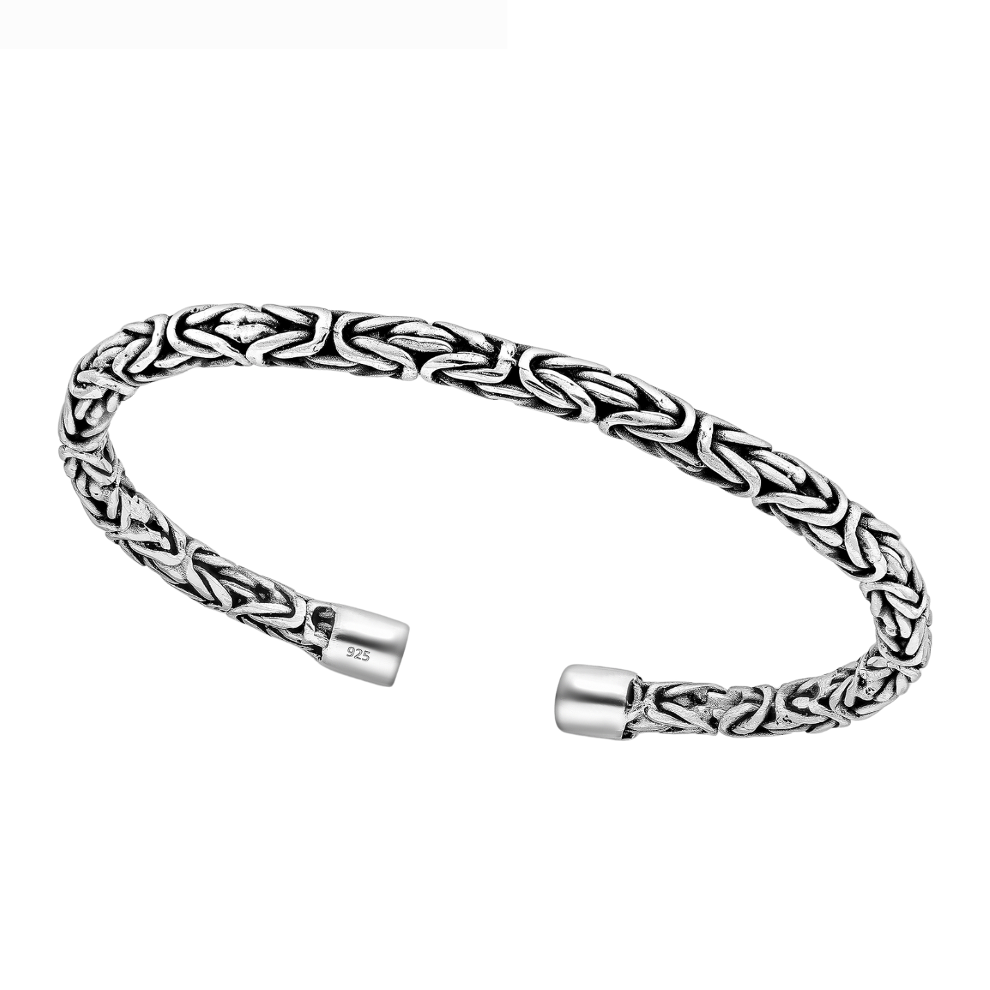 Sterling Silver Braided Cuff Bracelet