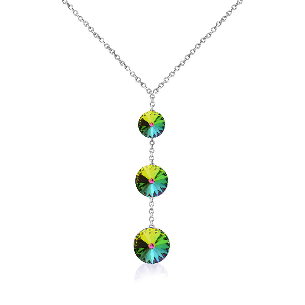 Vitrail Medium Swarovski Crystal Graduated Necklace