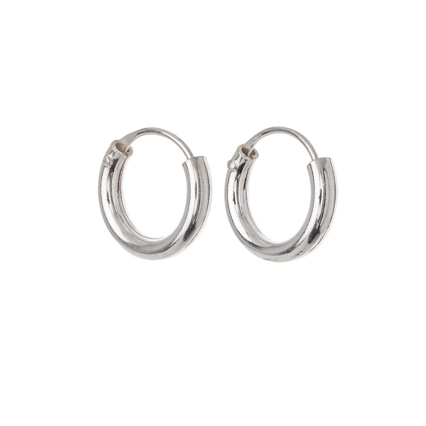 Sterling Silver Dainty Huggie Hoop Earrings