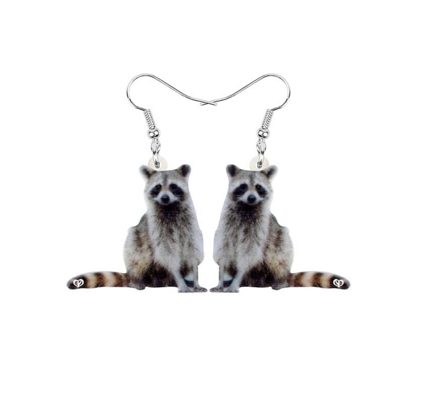 Raccoon Drop Earrings