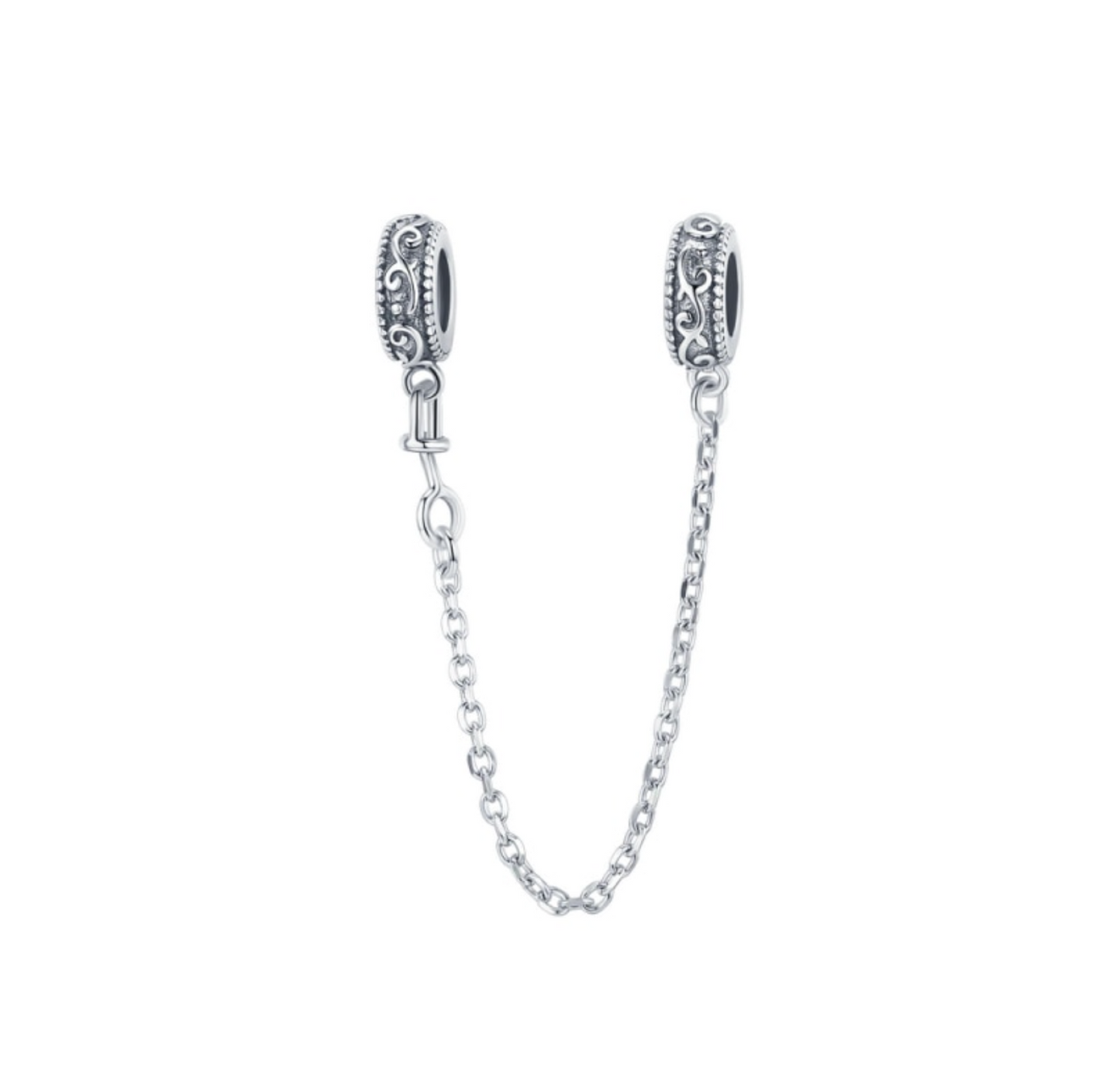 Sterling Silver Vintage Chain Charm