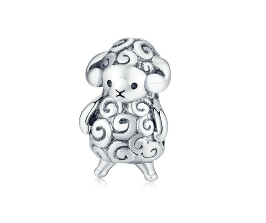 Sterling Silver Sheep Charm