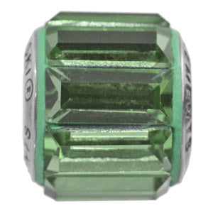 Green Swarovski Crystal Bracelet Bead