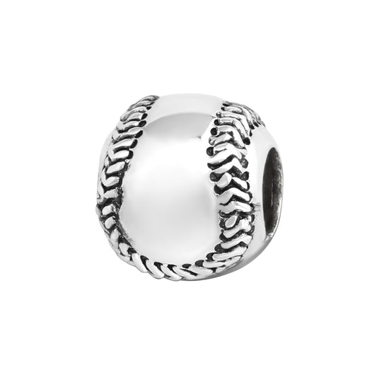 Sterling Silver Baseball Charm