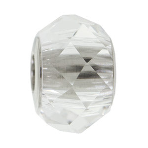 Clear Faceted Swarovski Crystal Bracelet Bead