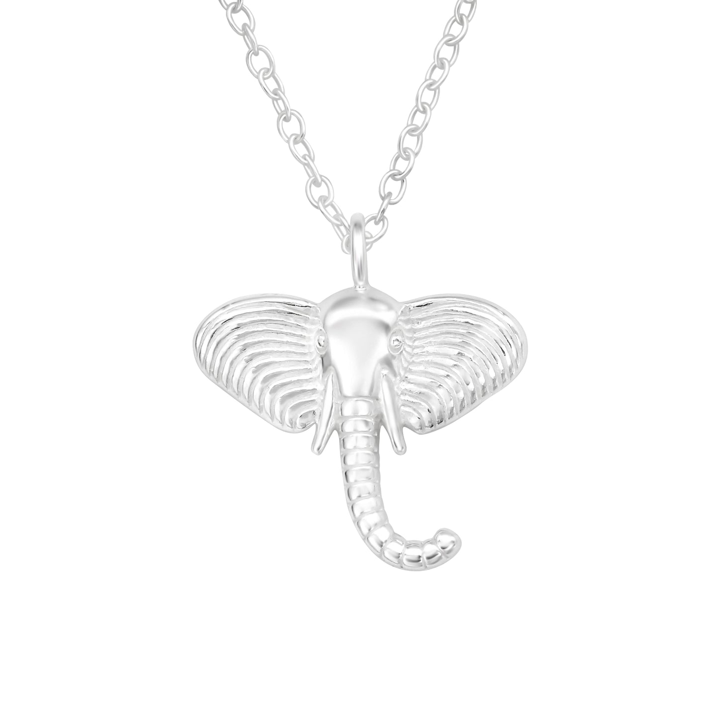 Sterling Silver Elephant Necklace