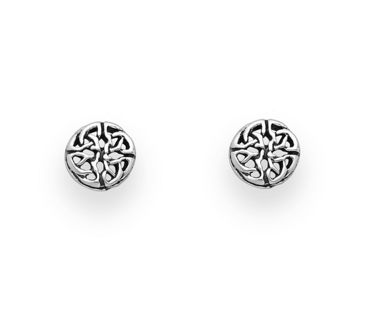 Sterling Silver Celtic Stud Earrings