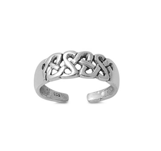 Sterling Silver Celtic Toe Ring