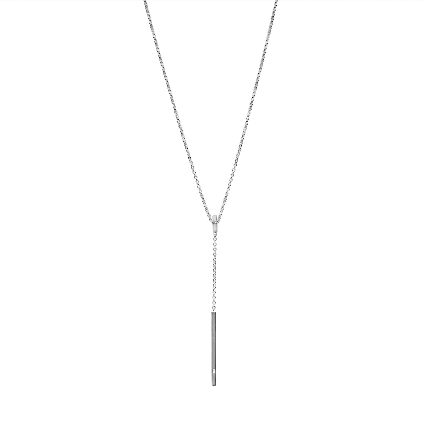 Sterling Silver Minimalist Bar Necklace