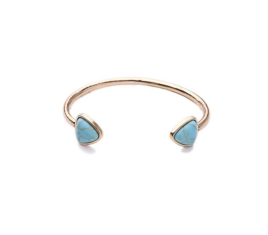 Turquoise Geometric Cuff Bracelet