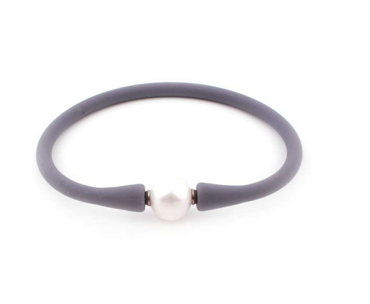 Grey Magnetic Freshwater Pearl Bracelet