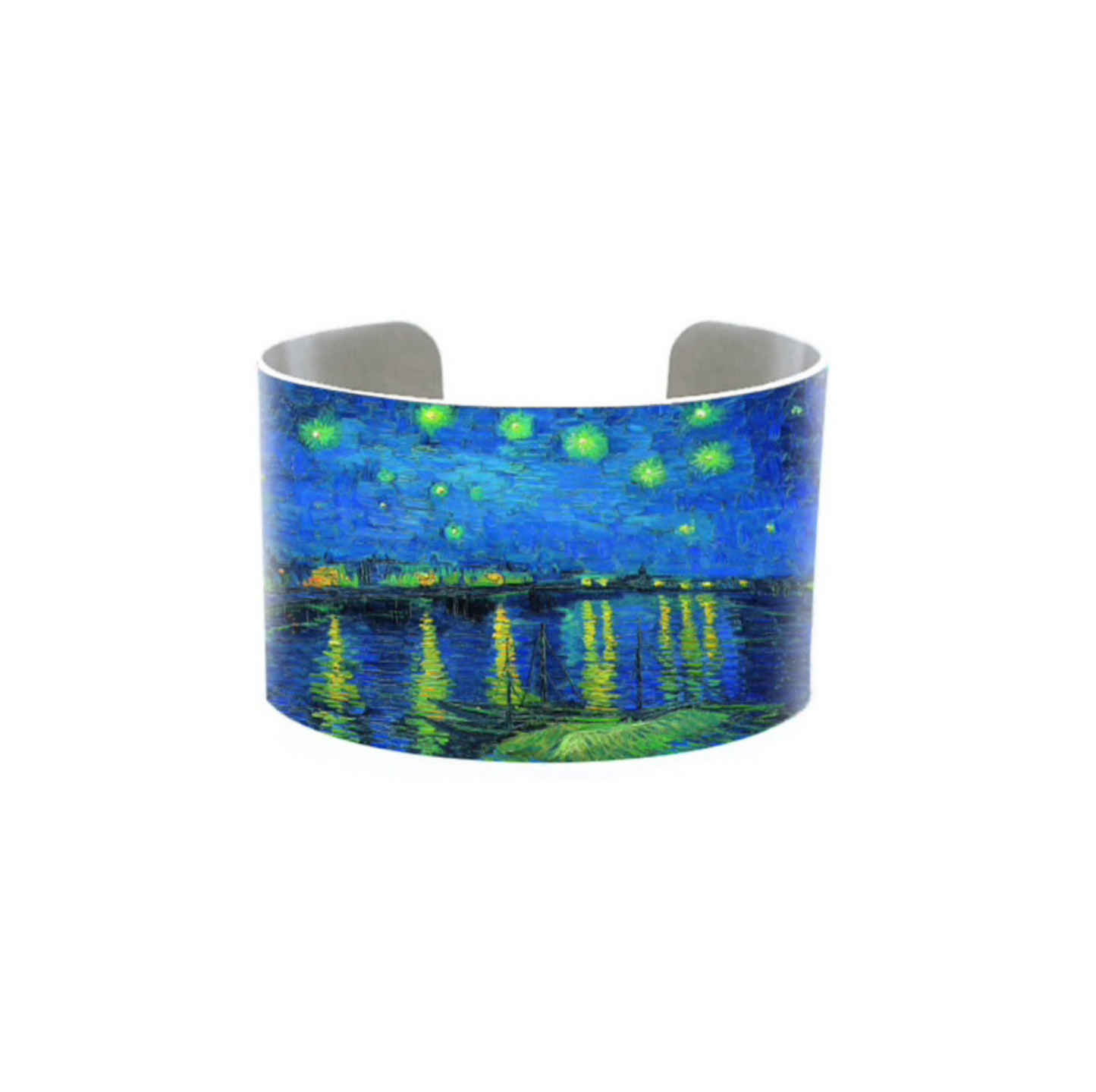 Blue Lake Stars Cuff Bracelet