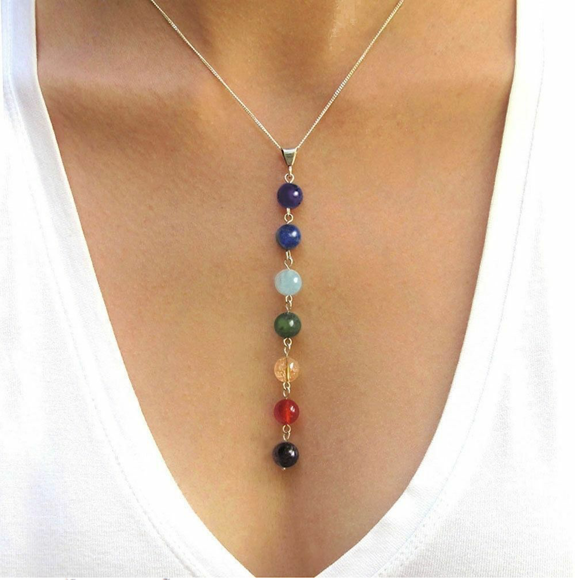 Chakra Gemstone Necklace